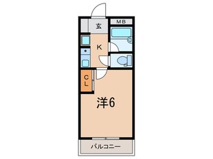 第６パークマンションの物件間取画像